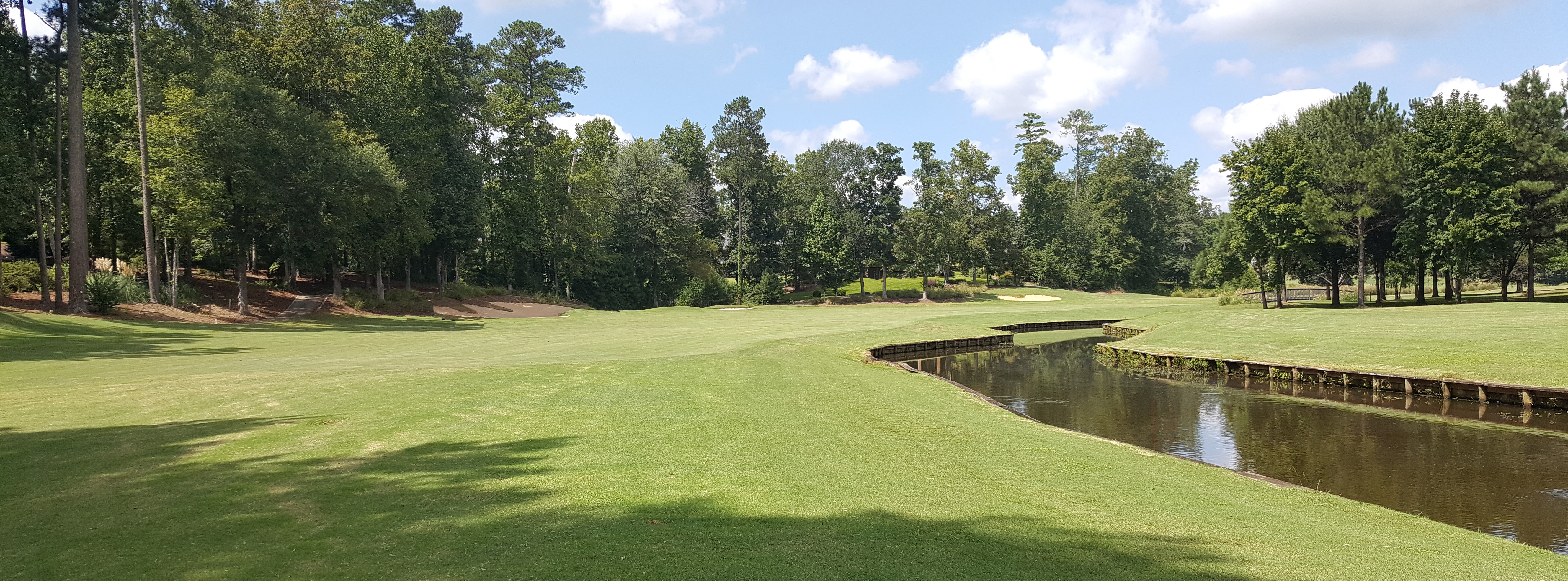 Appraching the 18th Green